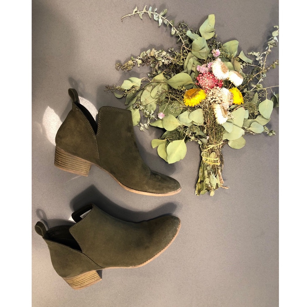Forest Green Ankle Boots